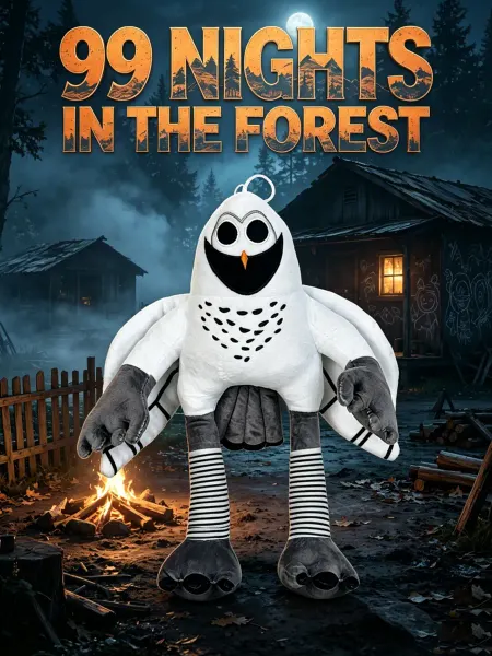 Мягкая игрушка олень Роблокс 99 nights in the forest подарок