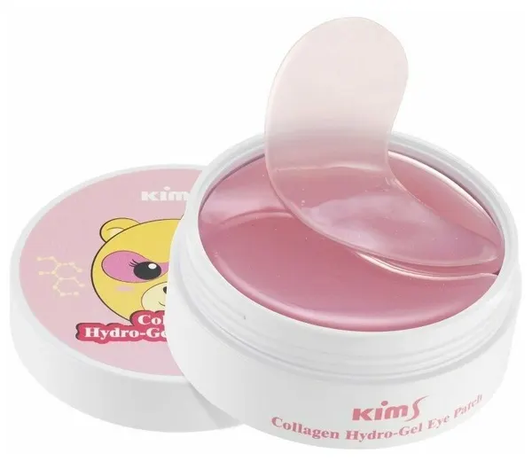 Гидрогелевые патчи с коллагеном Kims Collagen Hydro-Gel Eye Patch (60 шт. в баночке, размер S)