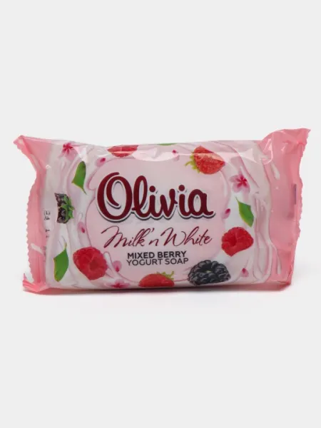 Туалетное мыло Olivia Milk'n White ежевика, 140 г