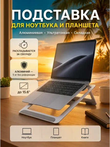 KEIZEN Складная подставка для ноутбука 15.6 на стол KZ-5634112