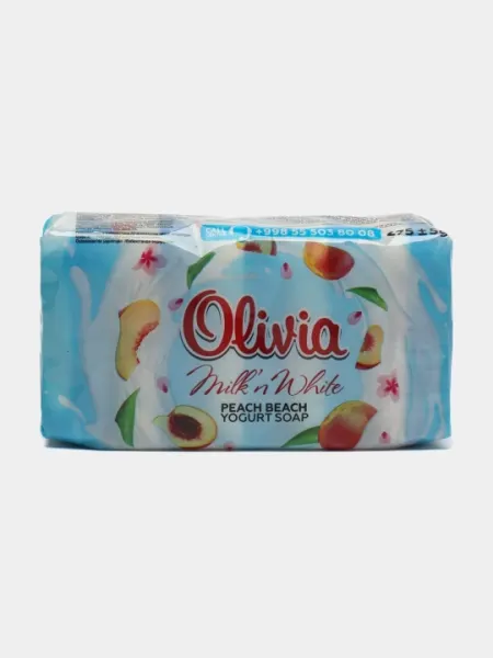 Туалетное мыло Olivia Milk' N White Peach Beach, 275 г