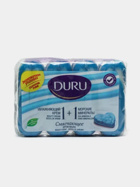 Туалетное мыло Duru Soft Sens Sea Minerals, 4 * 80 г