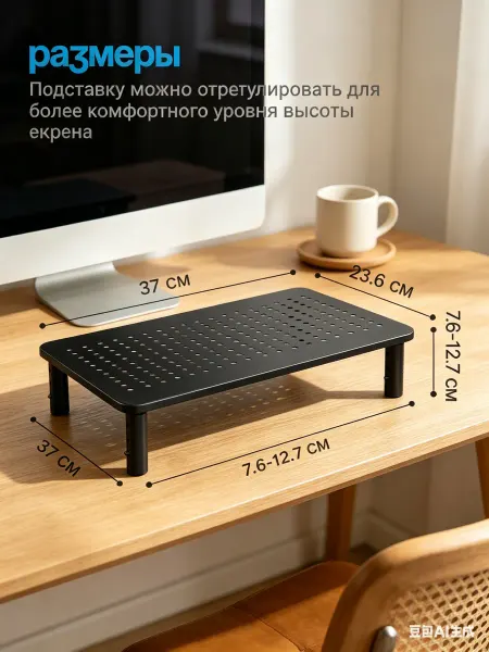 Buro Подставка полка под монитор и вещи настольная