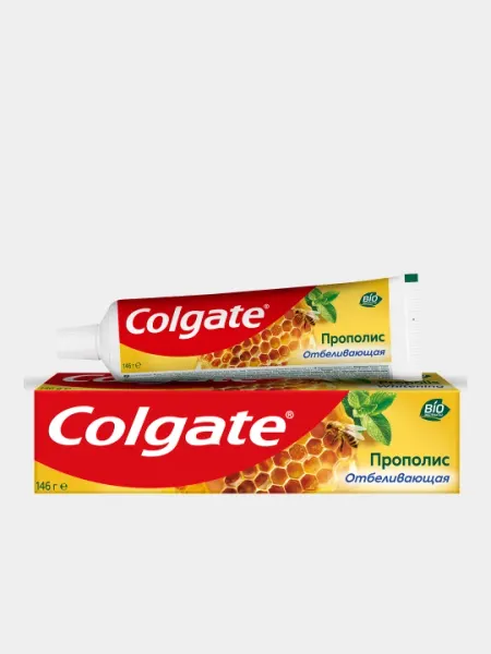 Зубная паста Colgate Прополис отбеливающая с натуральными ингредиентами, 100 мл