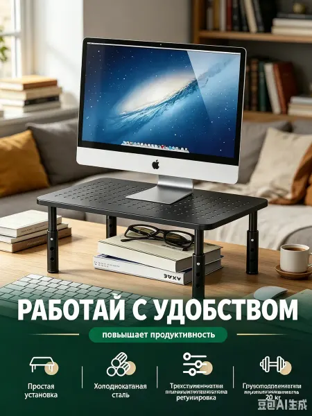Manory Domo Подставка под монитор, ноутбук, для канцтоваров