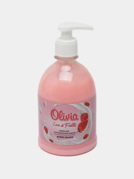 Жидкое мыло Olivia Love & Fruttis Нежный клубничный джем, 500 мл
