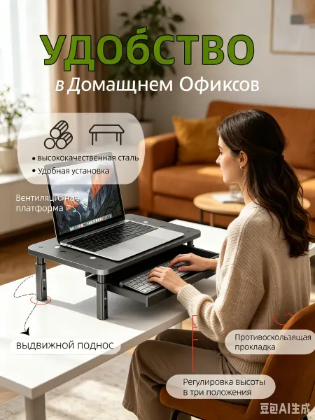 Homium Подставка под монитор, ноутбук, для канцтоваров