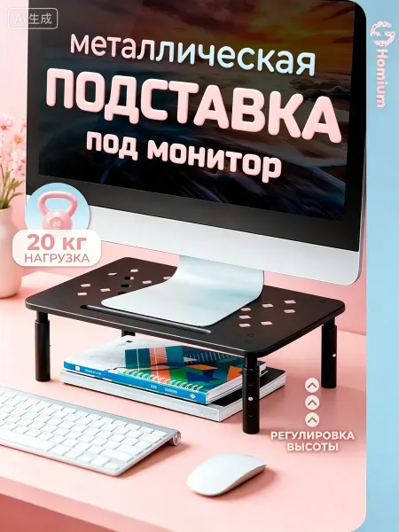 IFY mebel Подставка под монитор, ноутбук, для канцтоваров