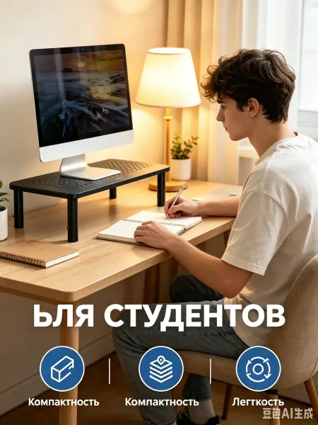 IKEA Подставка настольная для монитора и ноутбука регулируемая
