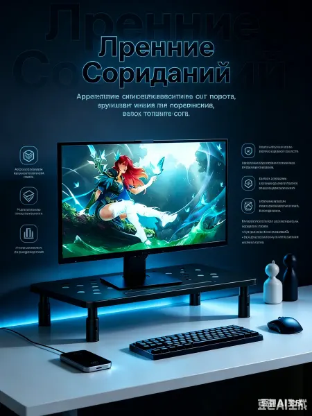 LUMIXA Подставка под монитор на стол компьютера настольная