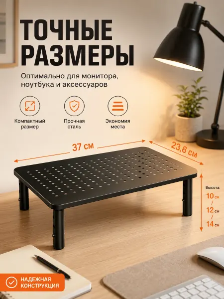 МИГ ПЛЮС Подставка под монитор большая настольная