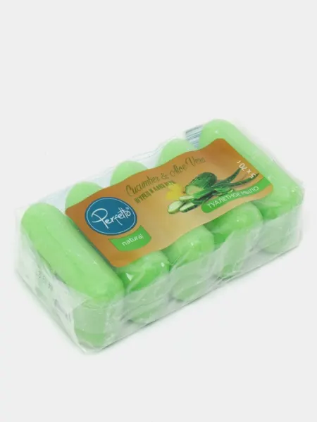 Мыло Perfetto Алоэ-Огурец, 70гр, 5шт