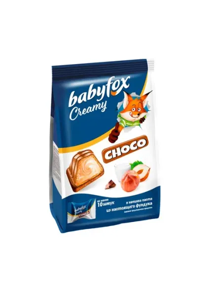 Baby Fox Конфеты вафельные Creamy Choco, 100г