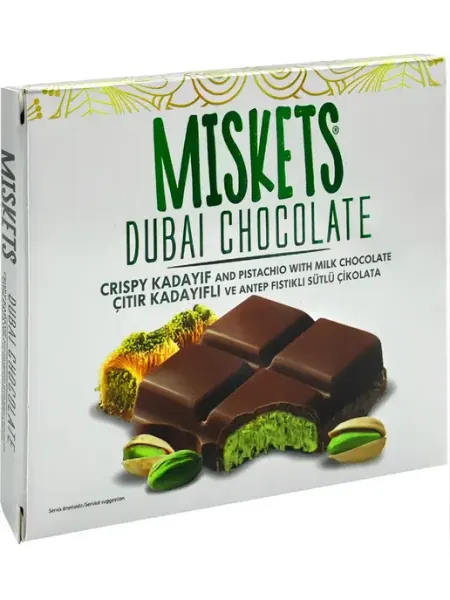 ORGANIC LINE Шоколад дубайский с кадаиф и фисташкой 100г