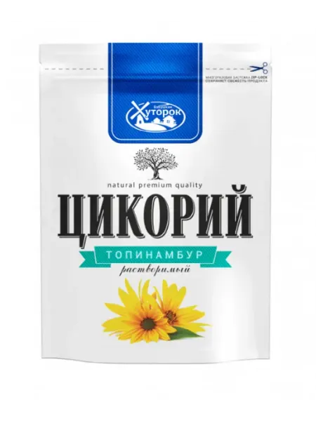 Бабушкин хуторок Цикорий с топинамбуром растворимый, 100г