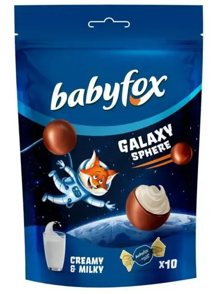 Babyfox Конфеты шоколадные Galaxy sphere, 130 г