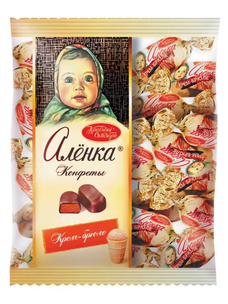 Красный Октябрь Конфеты Аленка крем-брюле (овал), 250г