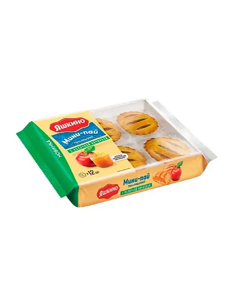 Яшкино Мини-пай голландский с яблочной начинкой, 360 г, 3 шт