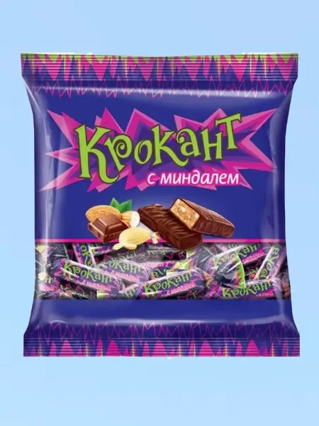 KDV Конфеты грильяжные Крокант с миндалем, 500 грамм