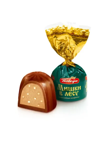 Победа Вкуса Конфеты "Мишки в лесу" шоколадные, 500г