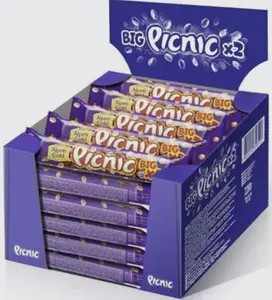 Big Picnic Шоколадный батончик арахисом и изюмом, 2 шт по 76 г