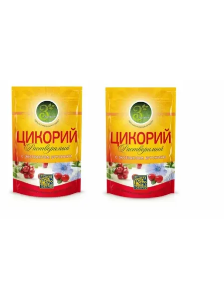ЗДРАВНИК Цикорий со вкусом брусники 85 г, 2 шт