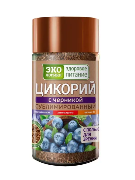ЭкоЛогика Цикорий растворимый с черникой 85 г