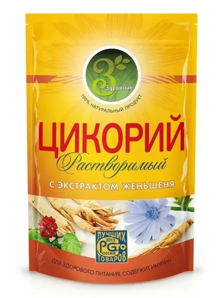 ЗДРАВНИК Цикорий женьшень 2 шт по 85г