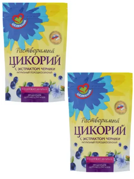 Целебник Цикорий с экстрактом черники, 85г