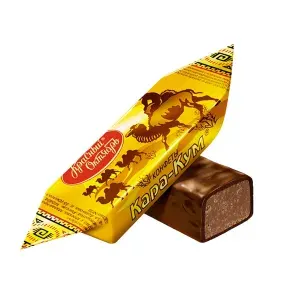 Красный Октябрь Конфеты Кара Кум с ореховым пралине, вафлями, 250 гр