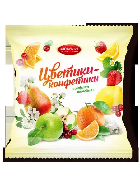 Мед и Конфитюр Конфеты желейные Цветики конфетики 250 гр
