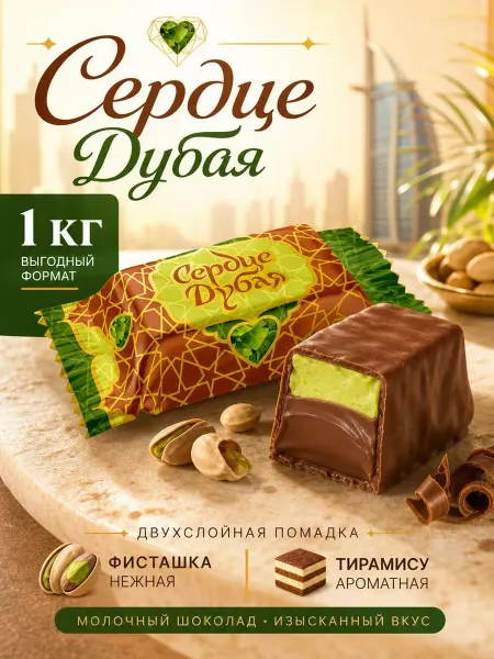 Свитлайф Шоколадные конфеты с фисташками Супер Лошадь 1 кг