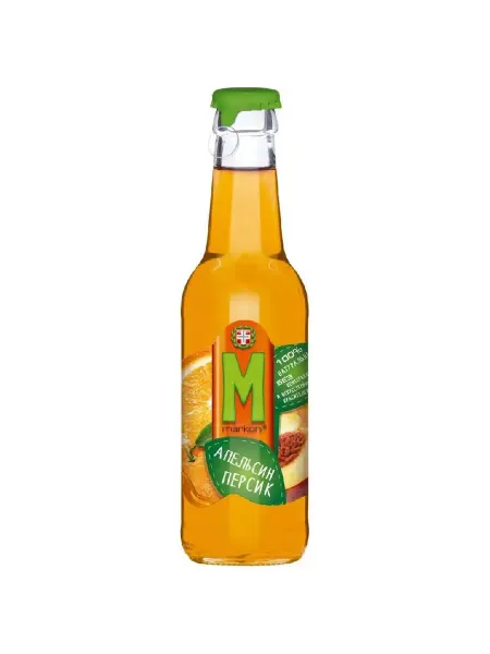 MARKONI Напиток Апельсин-Персик сокосодержащий 0,25л