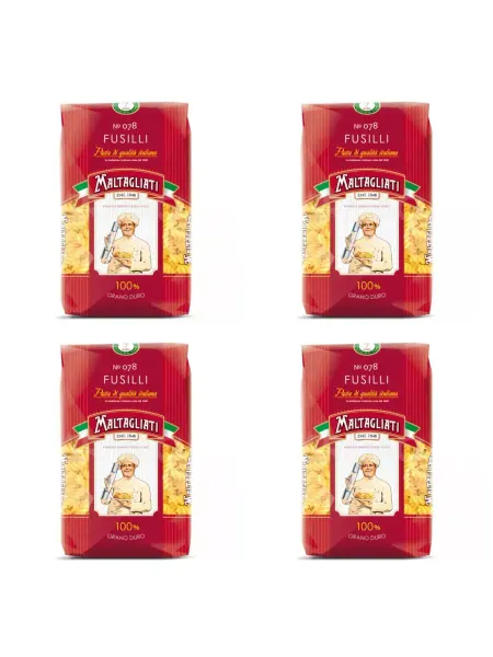 Maltagliati Макароны Fusilli 078 Спираль 450 г, 4шт