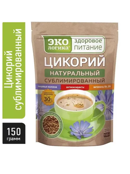 Экологика Здоровое Питание Цикорий натуральный растворимый сублимированный 150 г