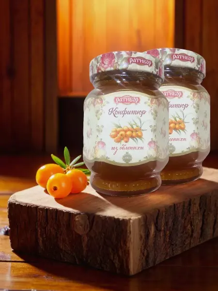 Ратибор Конфитюр из облепихи 350 г. (Набор из 2 банок)