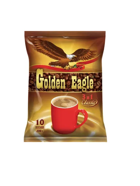 Golden Eagle Кофейный напиток растворимый Classic 3в1, 20 г*10 шт