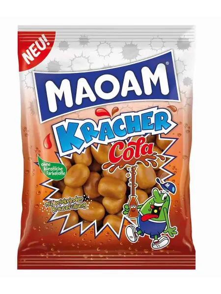 Haribo Жевательные конфеты Maoam Kracher Cola со вкусом колы, 200 г