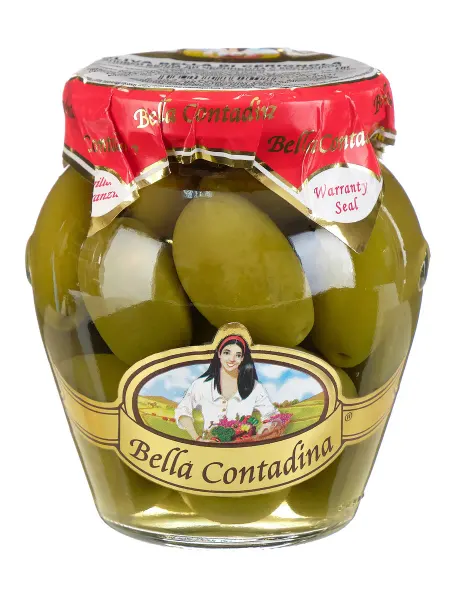 Bella Contadina Оливки натуральные Гигантские БелладиЧериньола с косточк 314