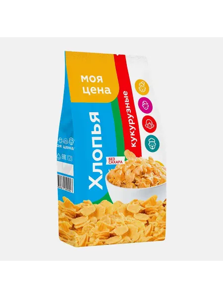 Хлопья кукурузные без сахара 350г