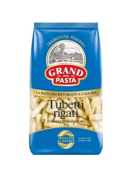 Grand di Pasta Изделия макаронные Tubetti rigate, 450 г