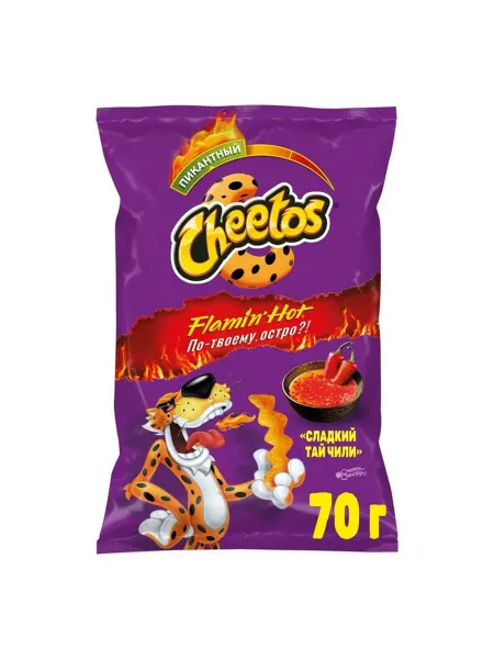 Кукурузные снеки Cheetos Сладкий тай чили 70 г