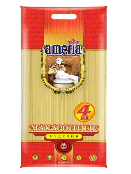 МИЛИ ФУД Макаронные америя 4 кг д-л
