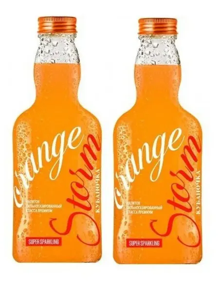 Кубаночка лимонад Storm Orange, 500мл (Набор из 2шт)
