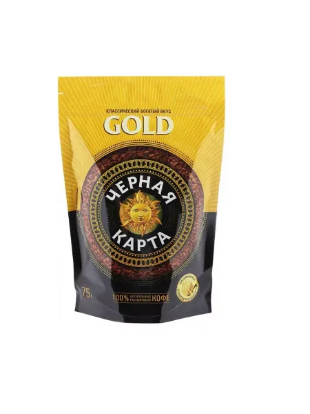 Черная Карта Кофе Голд 75гр