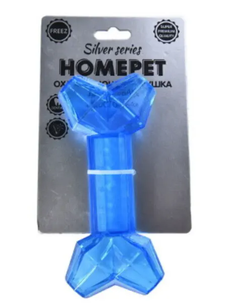 HomePet Игрушка для собак охлаждающая Косточка 17*6*3 см