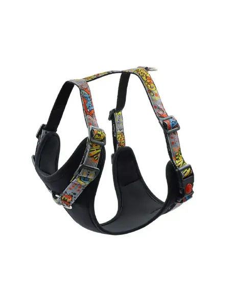 ZOOEXPRESS Шлейка для собак ArtLine Граффити 70-80см