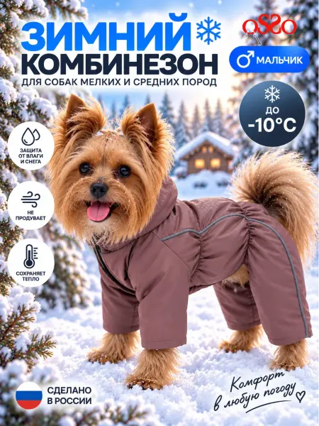 OSSO-fashion Комбинезон для собак мелких пород мальчик