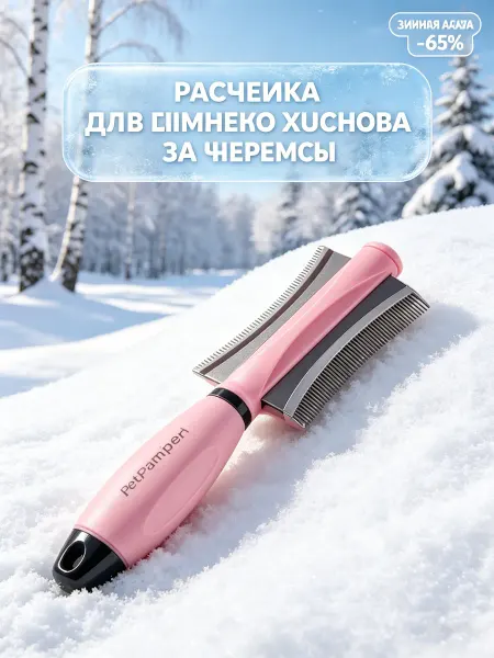 Wolfs Расческа для кошек для вычесывания шерсти
