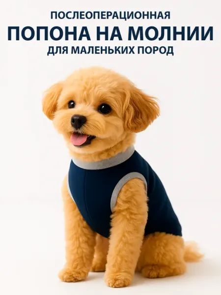 Попона для собак мелких пород послеоперационная